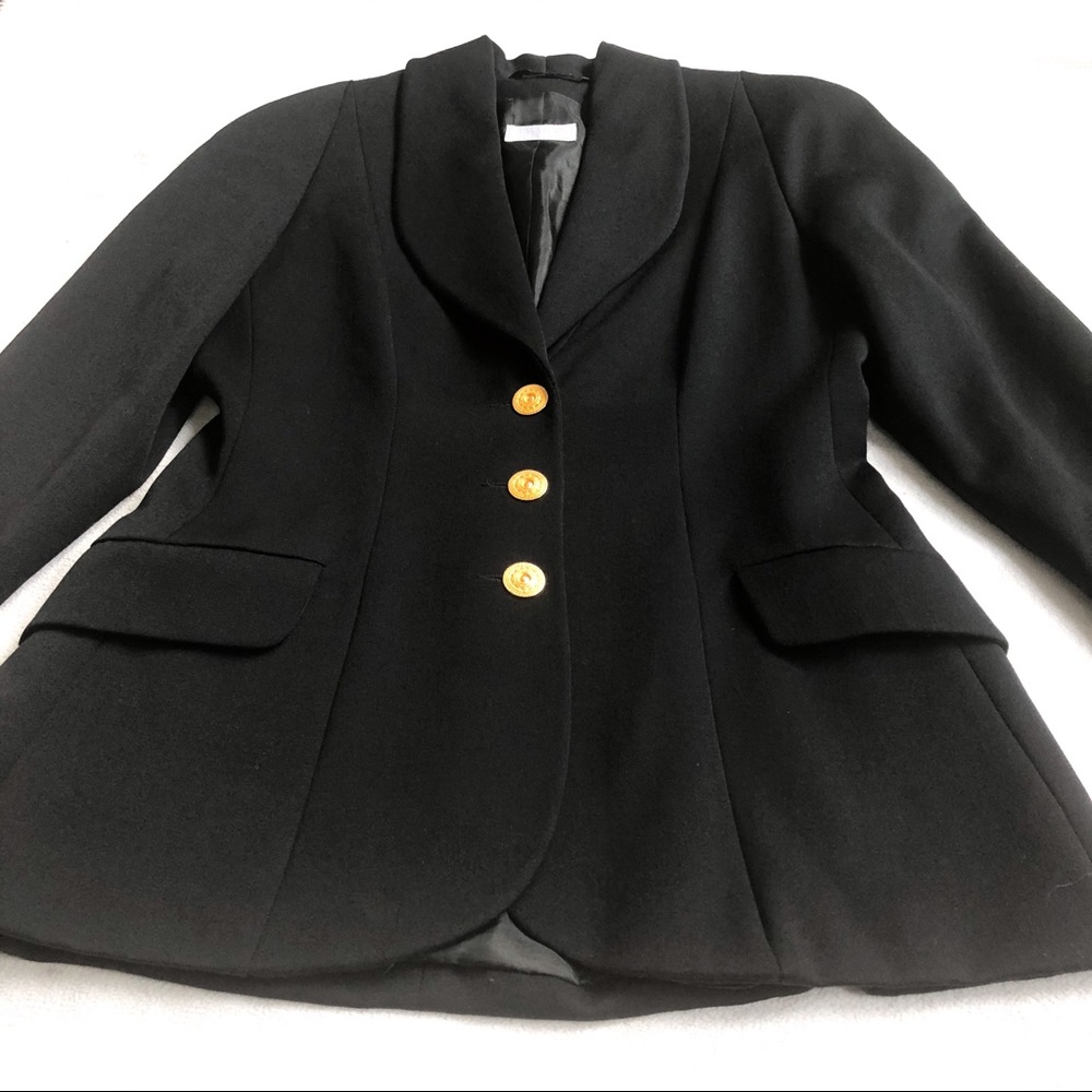 Flawless 1960s Bergdorf Goodman 100% Wool Blazer - Picture 7 of 8